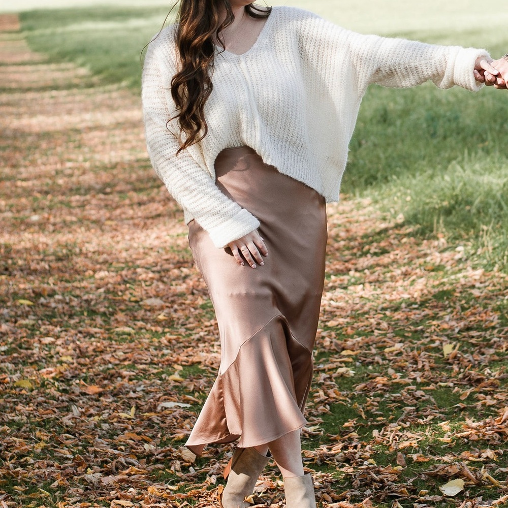 Free People Cozy Cream Sweater